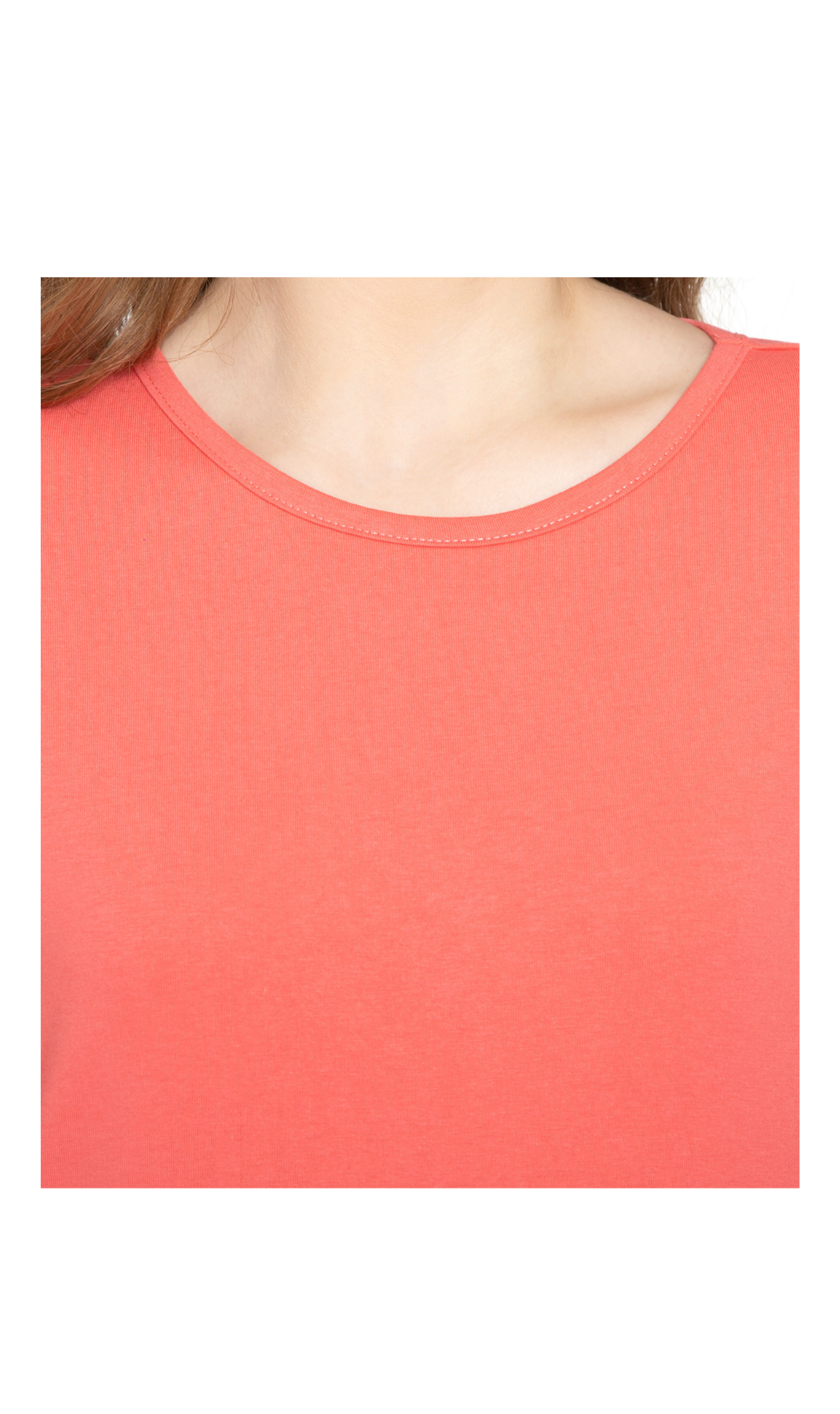 Women's 3/4 Sleeve Crew Neck Top – Comfortable Jer