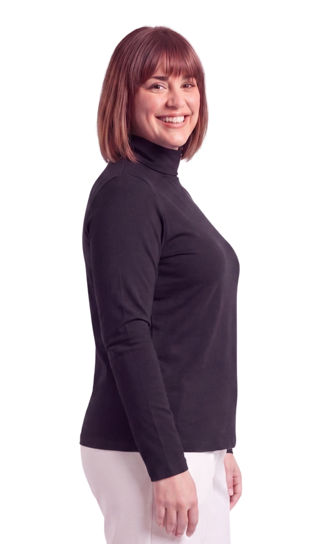 Women's Relaxed fit Long Sleeved Turtleneck Top