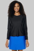 Women's Palmeto Long Sleeve Swim Shirt | Black