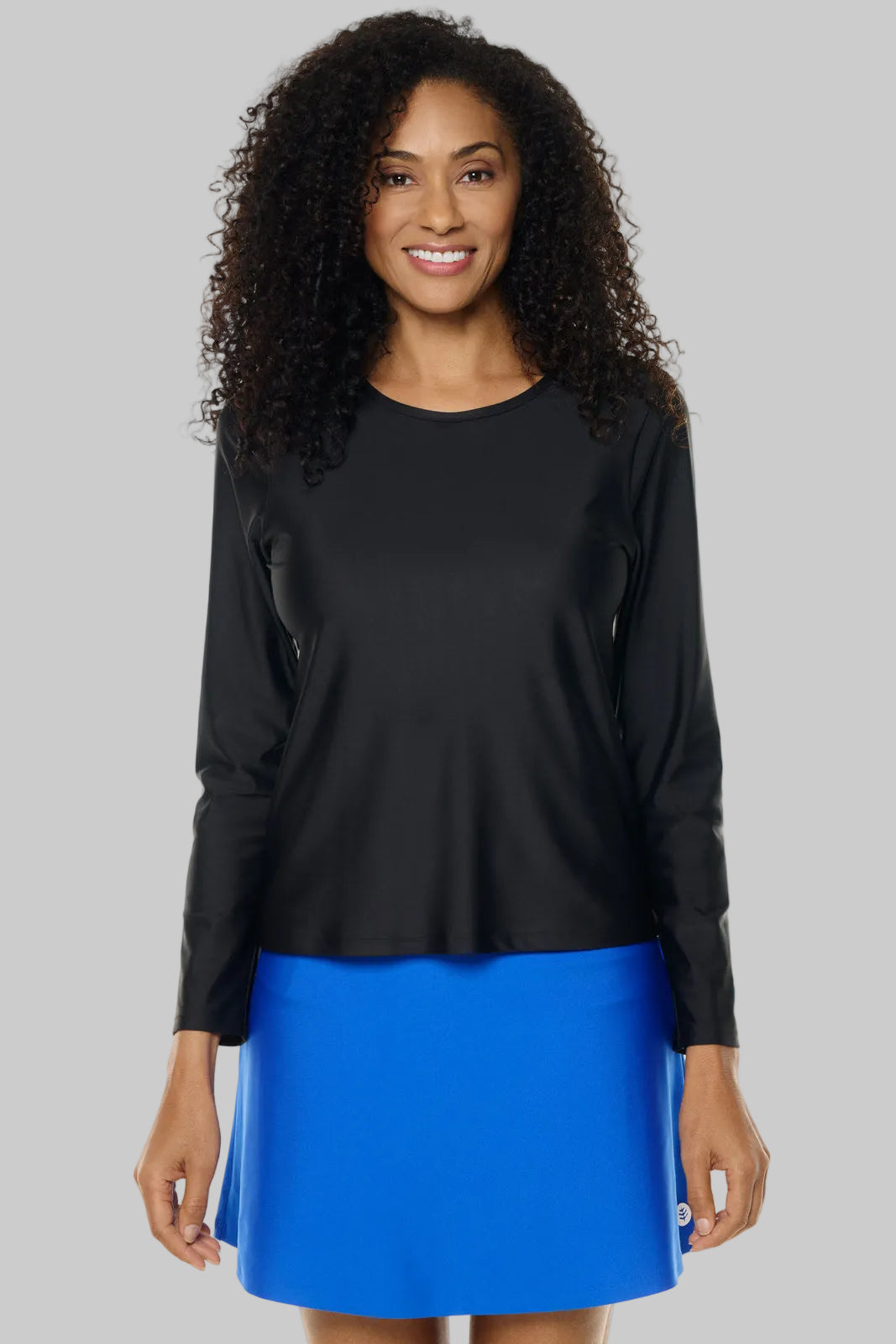 Women's Palmeto Long Sleeve Swim Shirt | Black