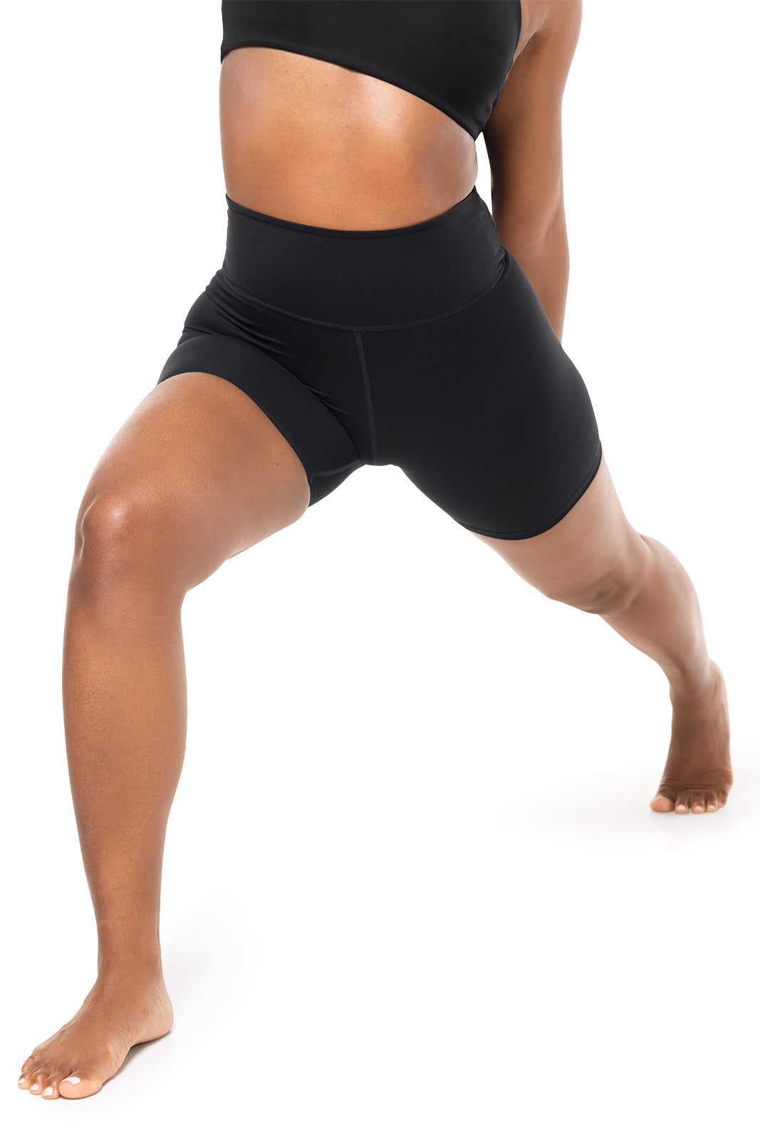 Women's Shavasana High Rise Yoga Shorts | Black