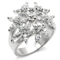 31820 High-Polished 925 Sterling Silver Ring with