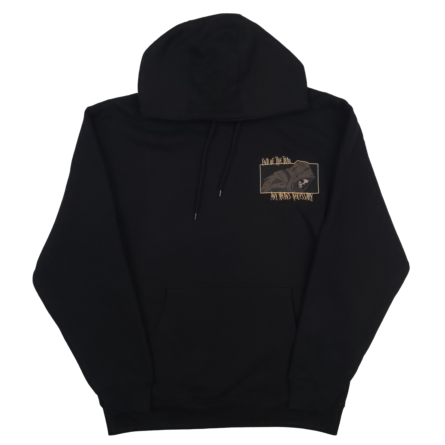 End of the Trail Pullover Hoodie Black