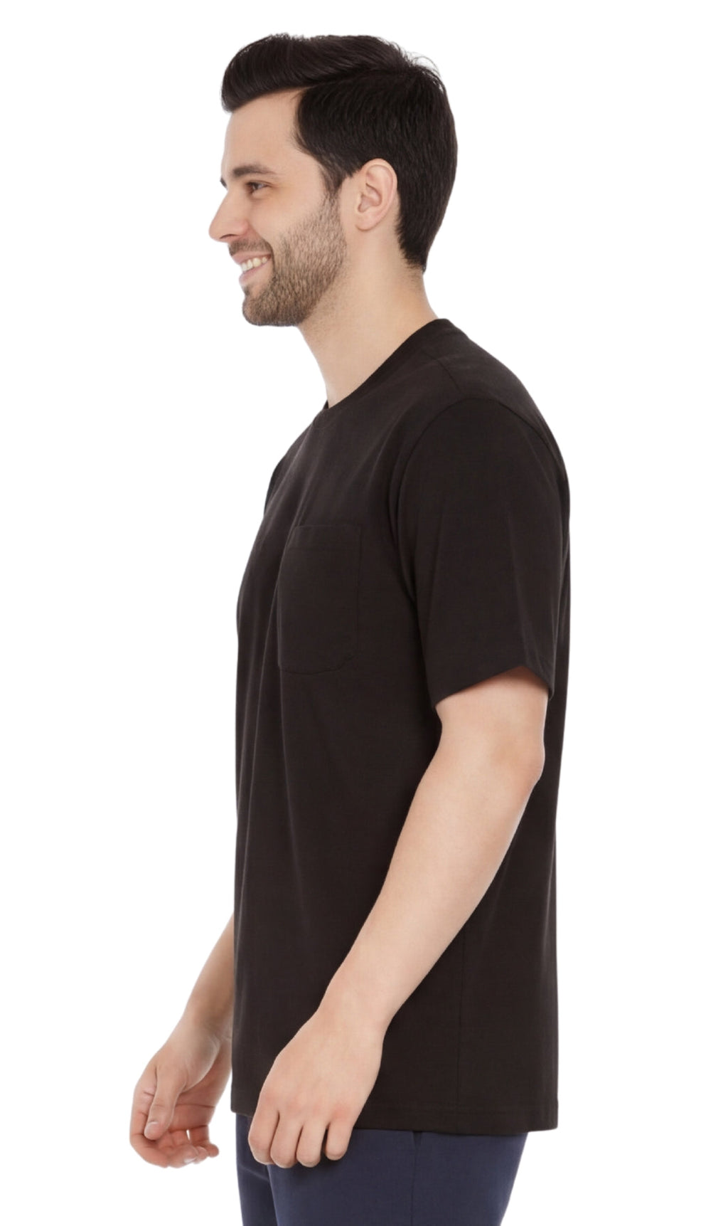 Men's Heavyweight Short Sleeve Crew Neck with Pocket T-Shirt