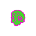 So Tired Sticker Pink